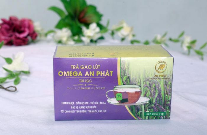 Trà gạo lứt túi lọc Omega An Phát